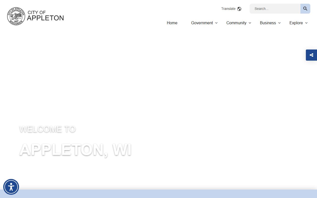 Appleton marriage license at the Appleton city clerk page
