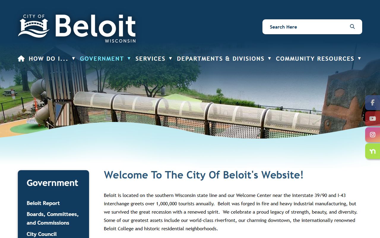 Beloit marriage license at the Beloit city clerk page