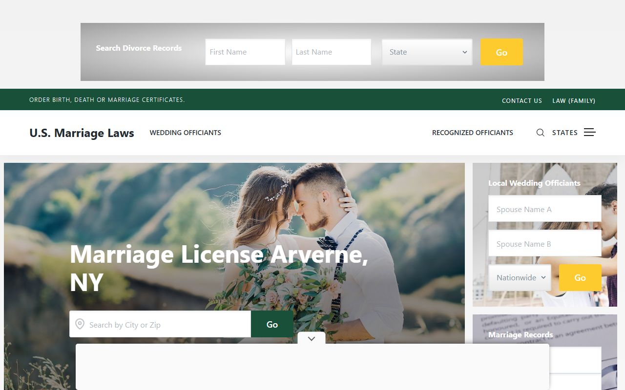 La Crosse County marriage license at the La Crosse County office requirements page