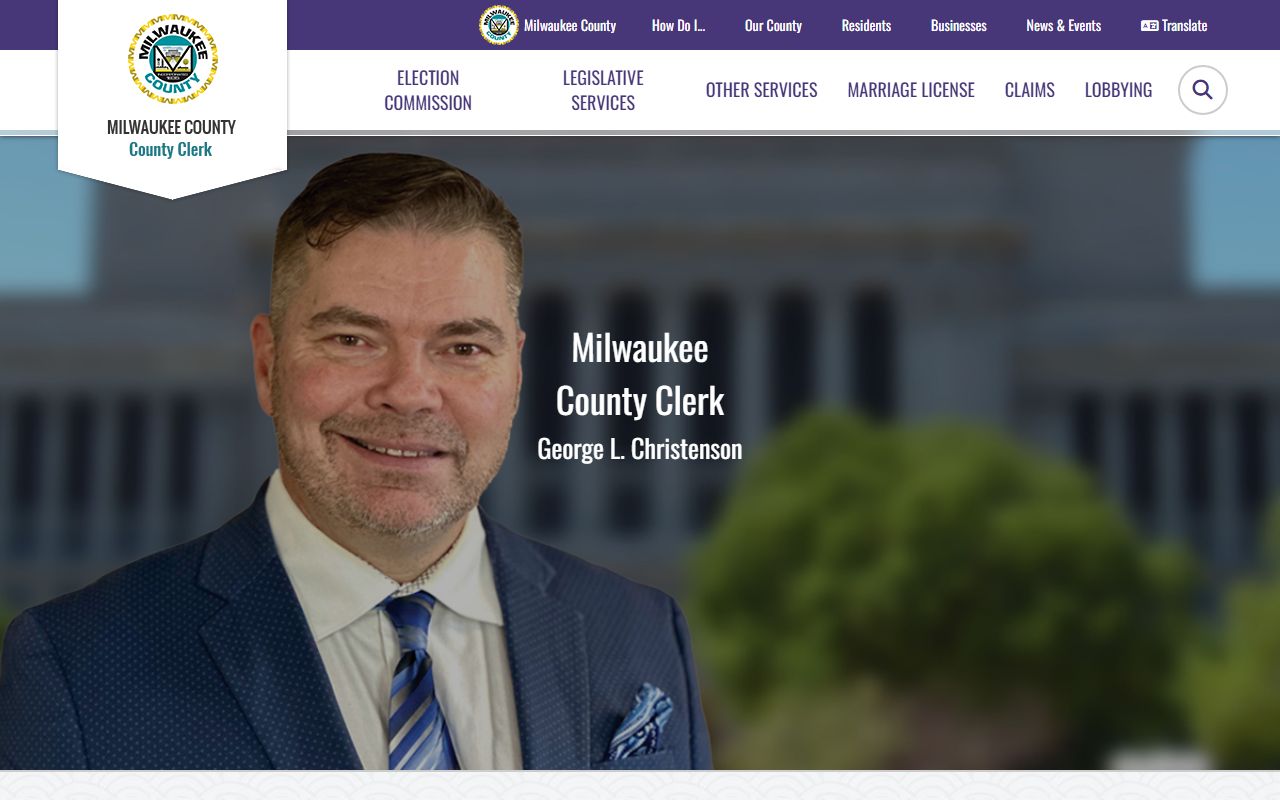 Milwaukee County marriage license clerk office in Milwaukee