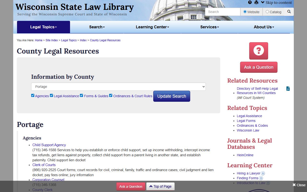 Portage County marriage license reference in Portage County