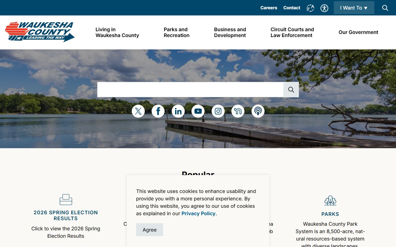 Waukesha marriage license at the Waukesha County official site